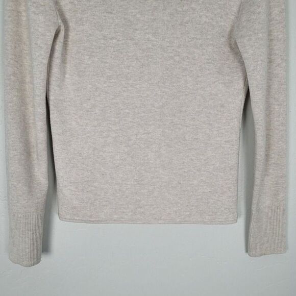 J. Crew XXS Schoolboy Sweater Blazer Merino Wool Cotton Cardigan Cream Beige - Picture 6 of 11